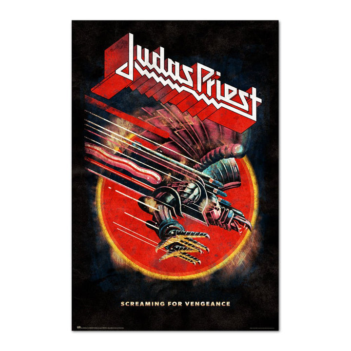 Judas Priest Plakat Screaming For Vengeance - Supernerds