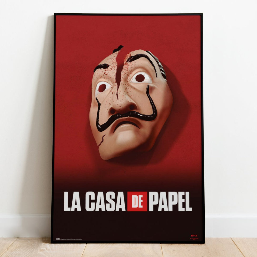 La Casa De Papel Plakat Broken Mask - Supernerds