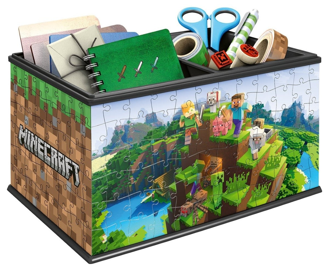 Minecraft Puslespill 3D Skattekiste 216 brikker - Supernerds