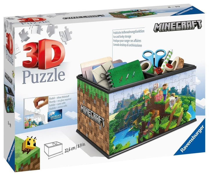 Minecraft Puslespill 3D Skattekiste 216 brikker - Supernerds