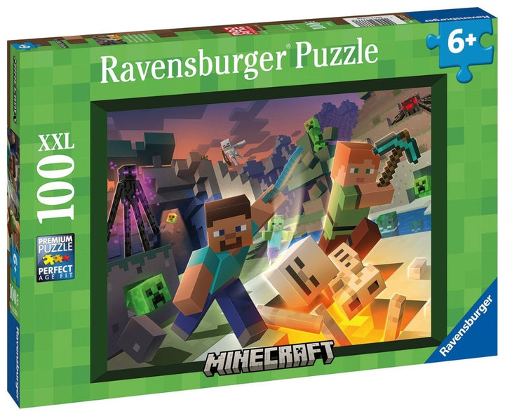 Minecraft Puslespill XXL 100 brikker - Supernerds