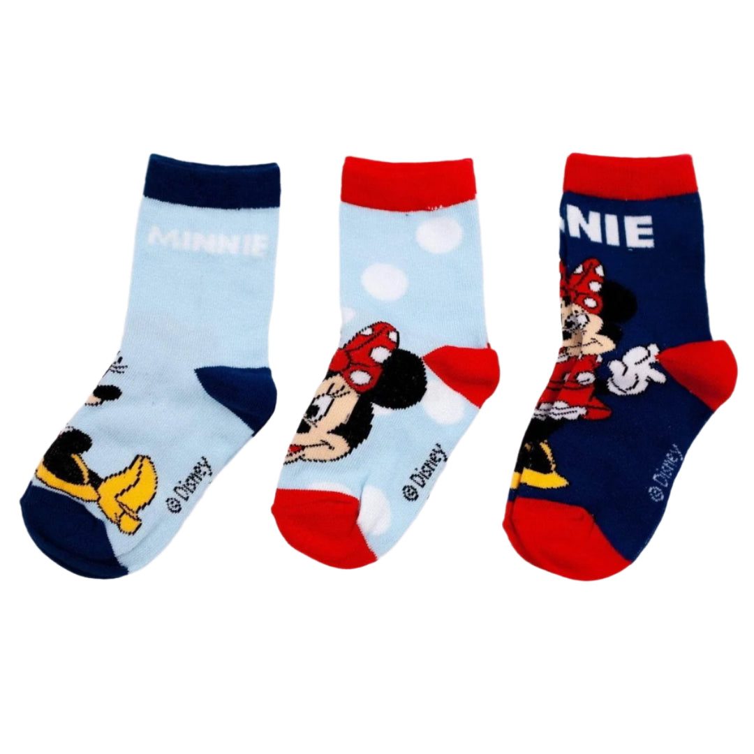 Minni Mus Sokker 3-pk - Supernerds
