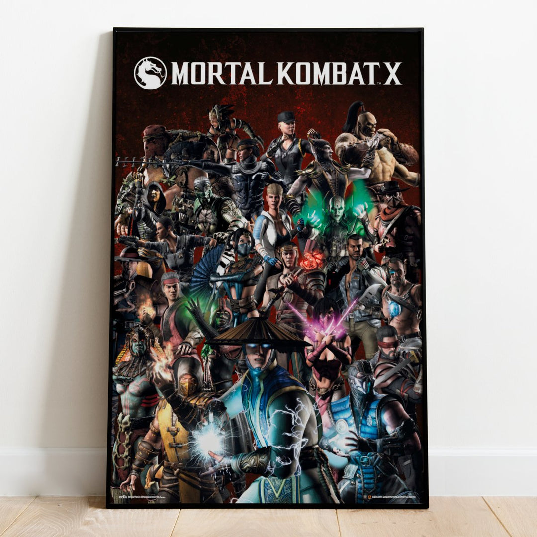 Mortal Kombat Plakat Characters - Supernerds