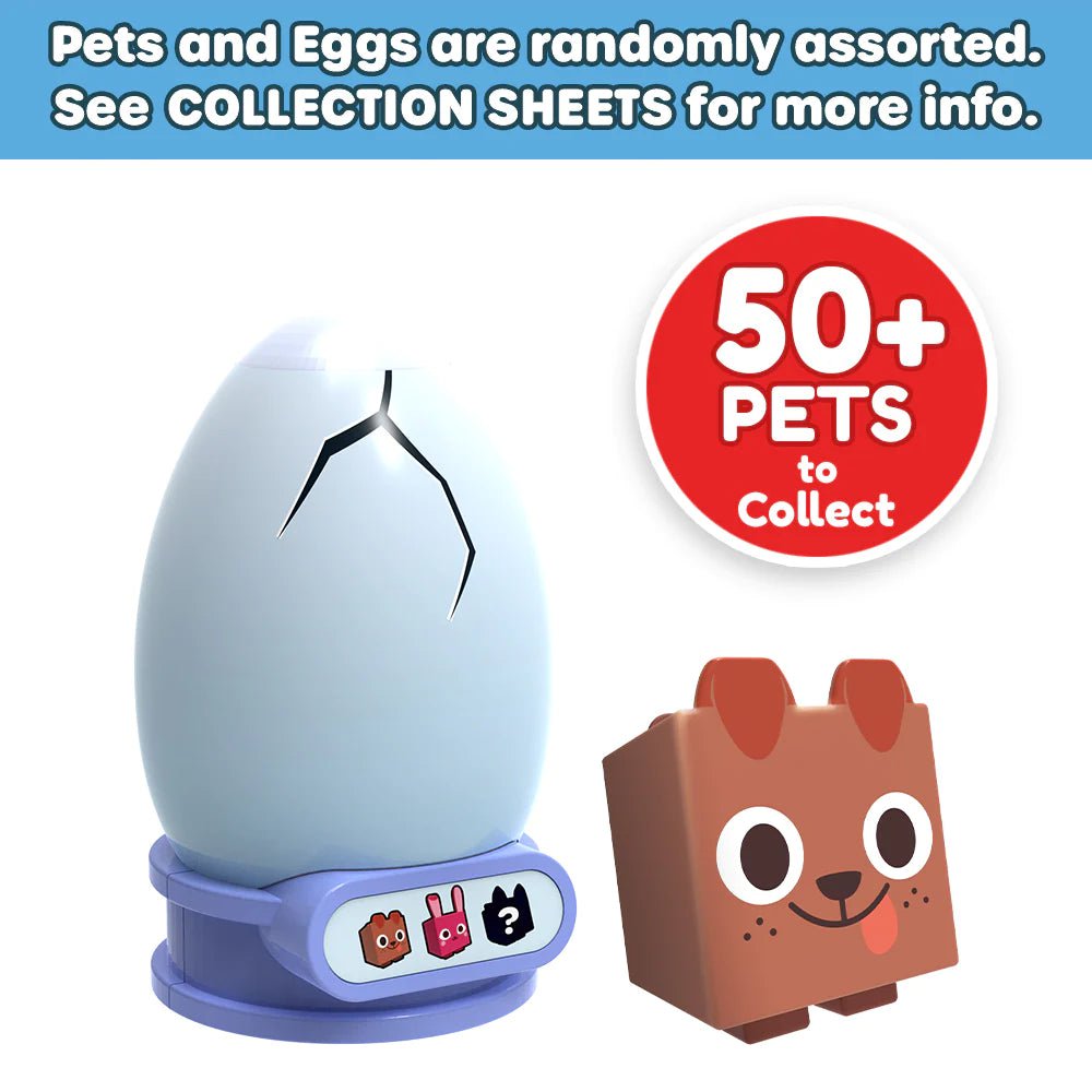 Pet Simulator X Mystery Egg 2-pk Samlefigur m/DLC-kode - Supernerds