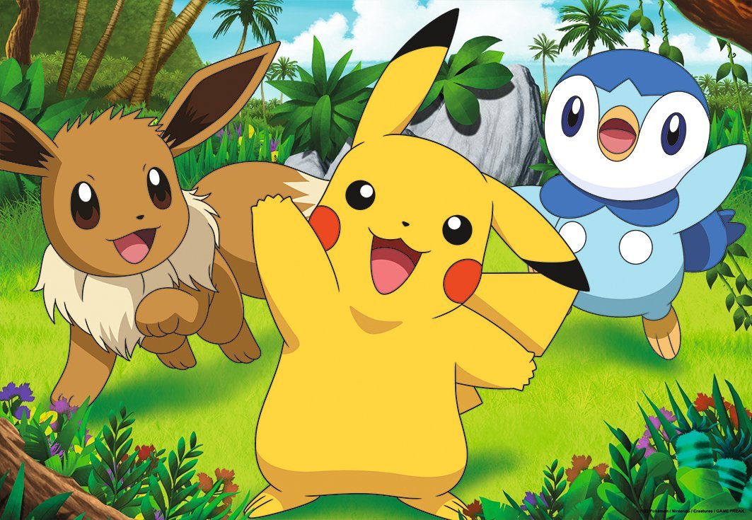 Pokemon Puslespill 24 brikker 2-pk - Supernerds
