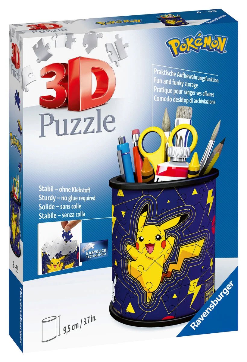 Pokemon Puslespill 3D Blyantholder 54 brikker - Supernerds