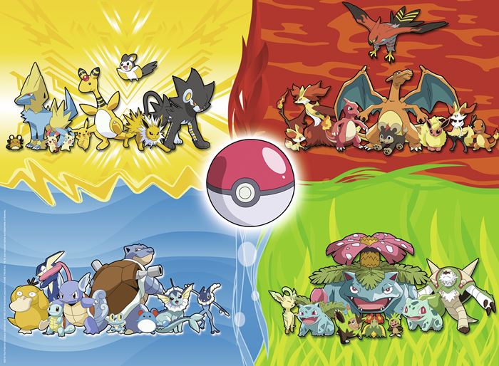 Pokemon Puslespill XXL 150 brikker - Supernerds