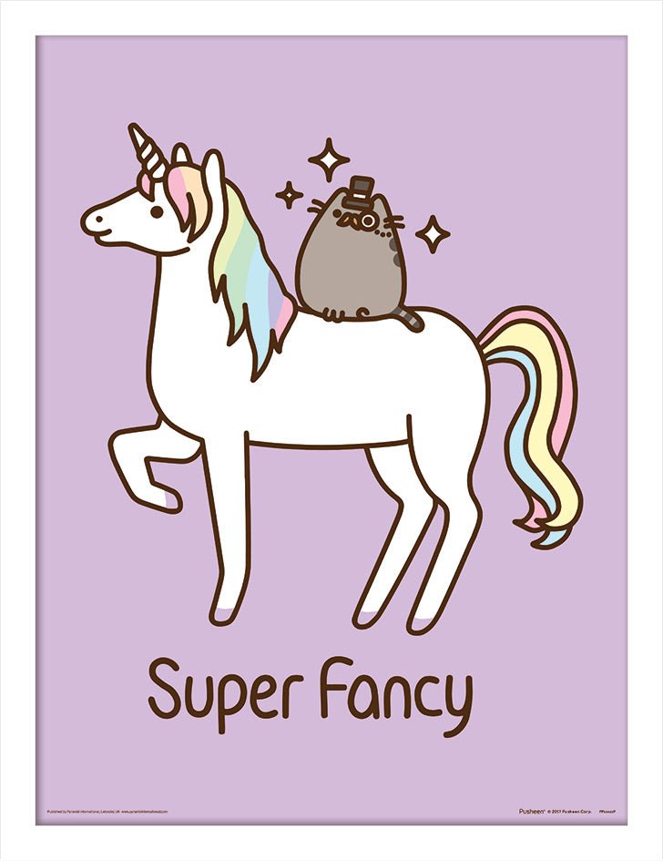 Pusheen Innrammet Bilde 30 x 40 cm Super Fancy - Supernerds