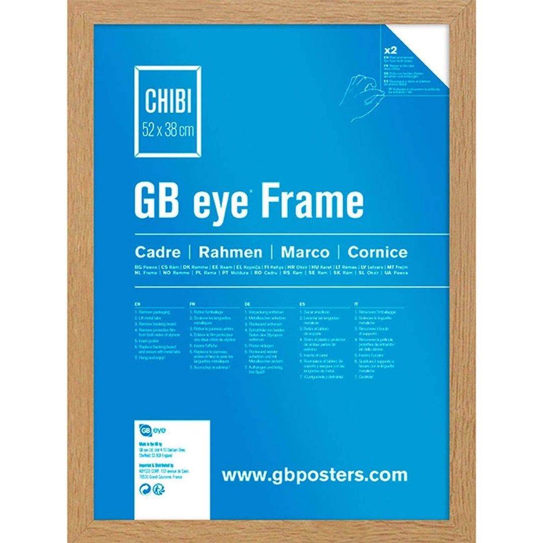 Ramme 52 x 38 cm Eik - Supernerds