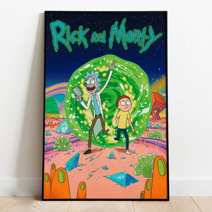 Rick and Morty Plakat Through The Portal - Supernerds