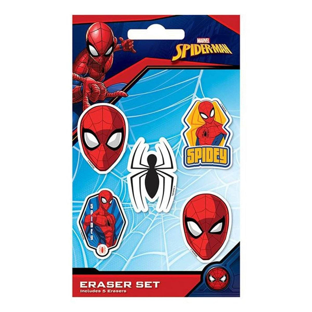Spider-Man Viskelær 5-pk - Supernerds
