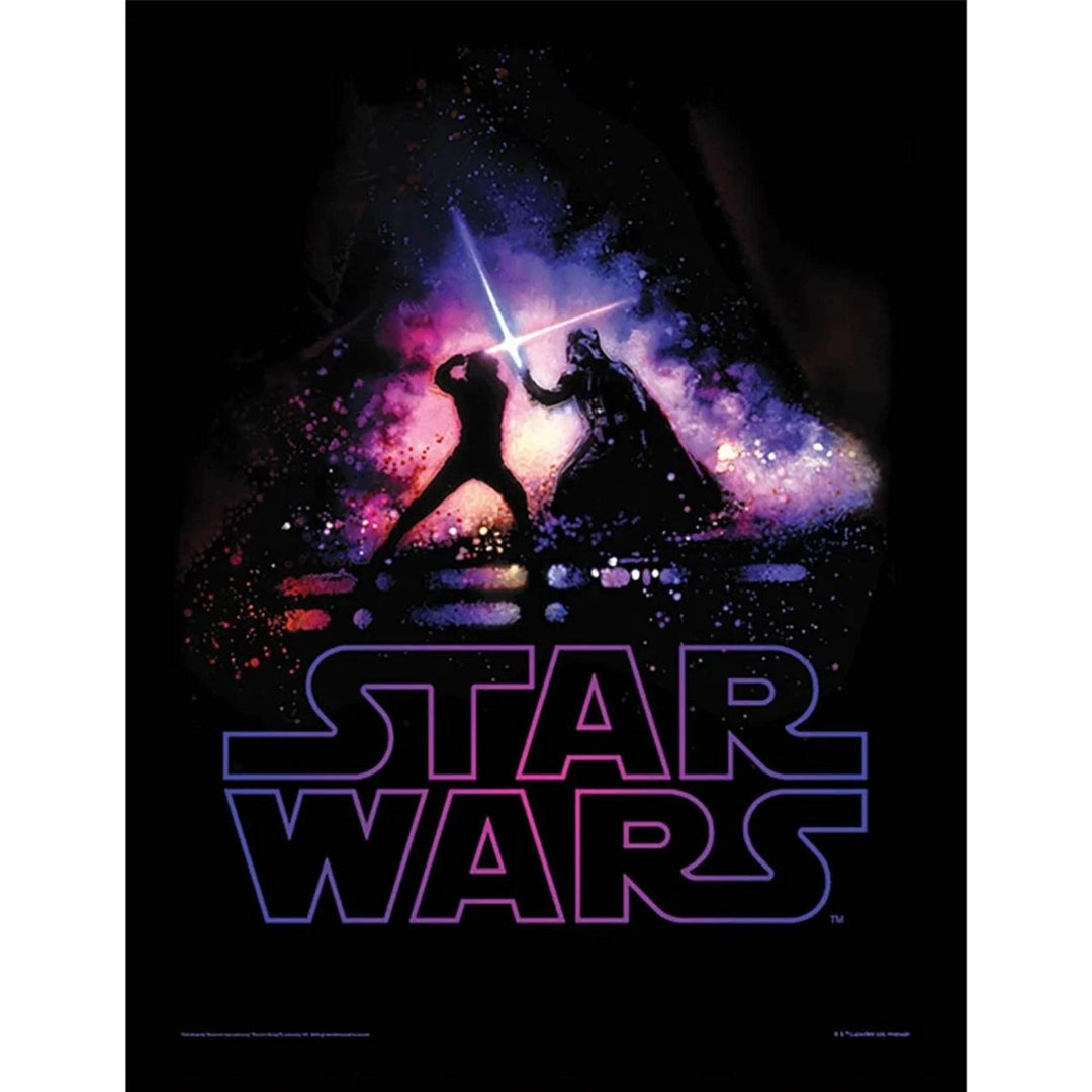 Star Wars Innrammet Bilde 30 x 40 cm Battle - Supernerds