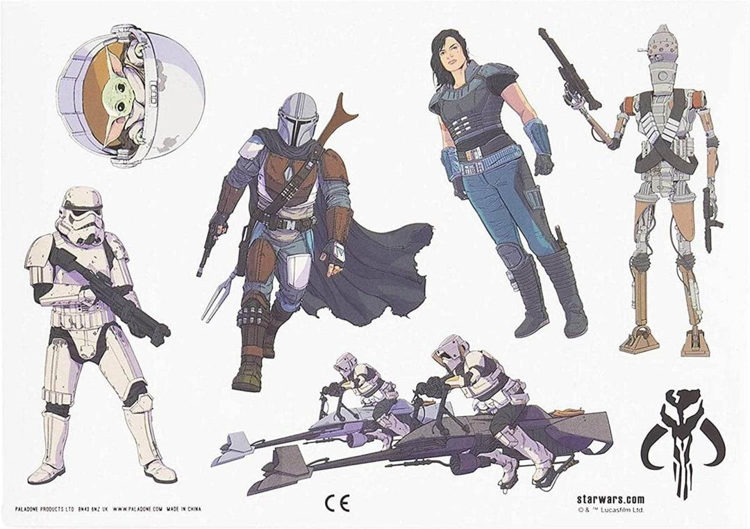 Star Wars Klistremerker The Mandalorian - Supernerds