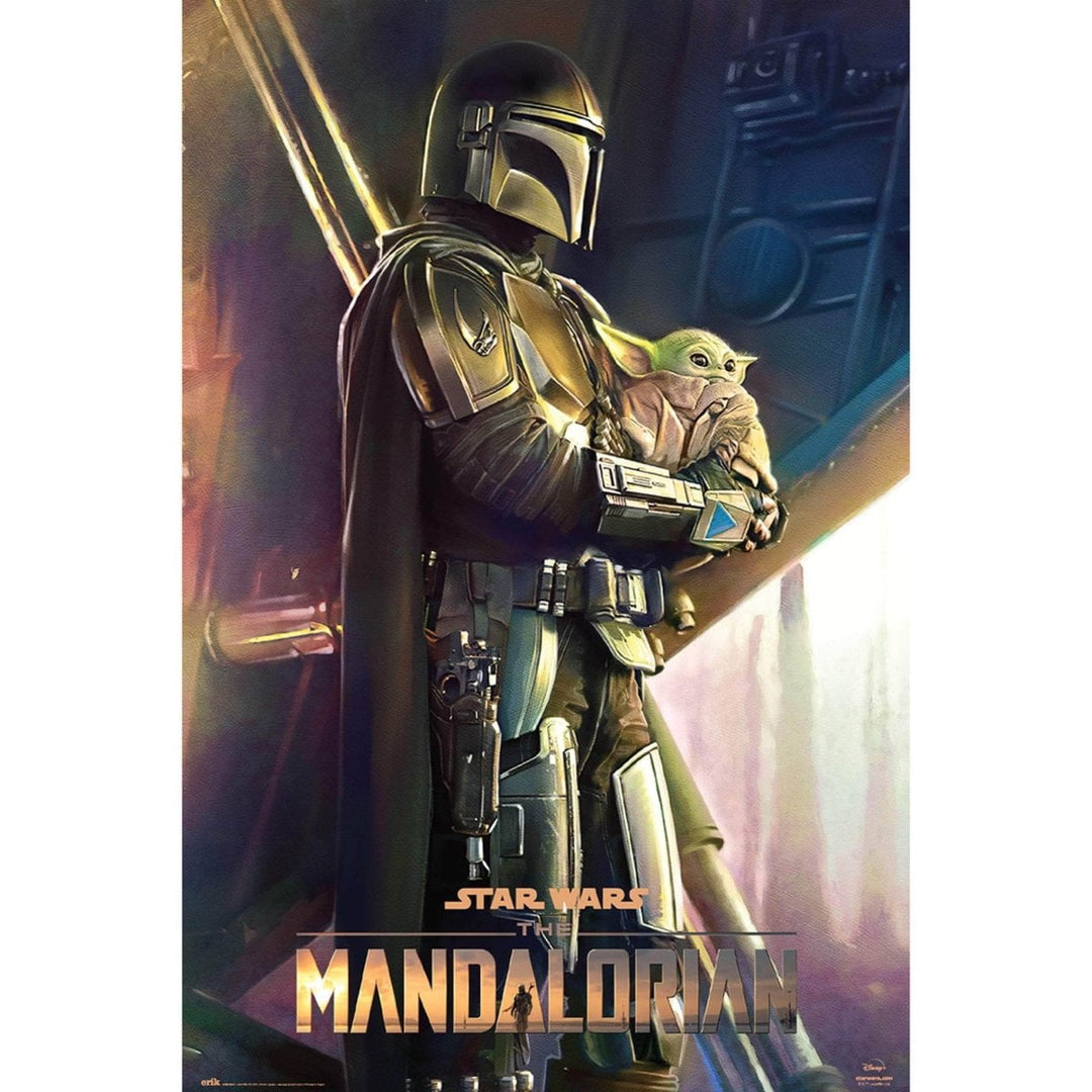 Star Wars Plakat Mandalorian Clan of Two - Supernerds