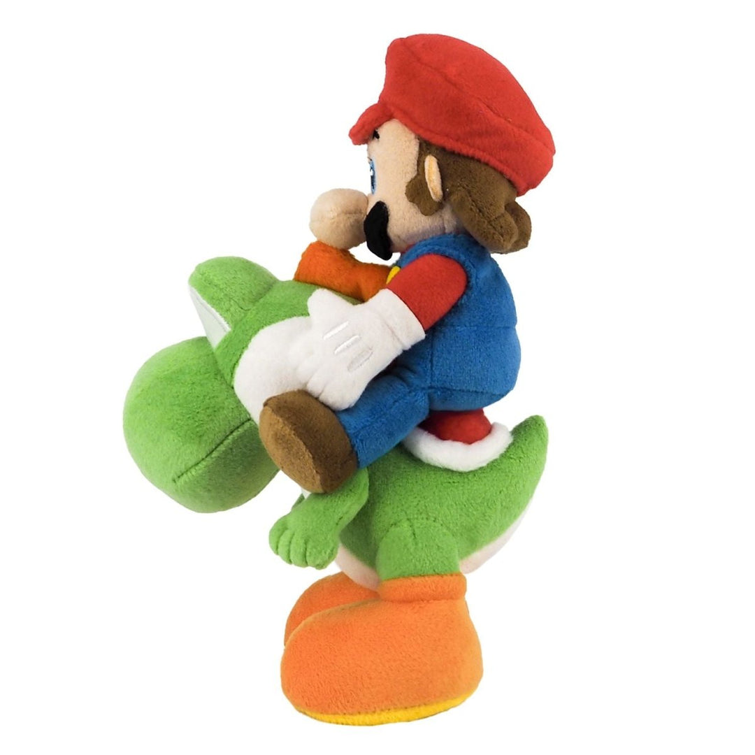 Super Mario Bamse Mario & Yoshi 21 cm - Supernerds
