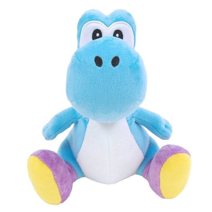Super Mario Bamse Yoshi Lyseblå 20 cm - Supernerds