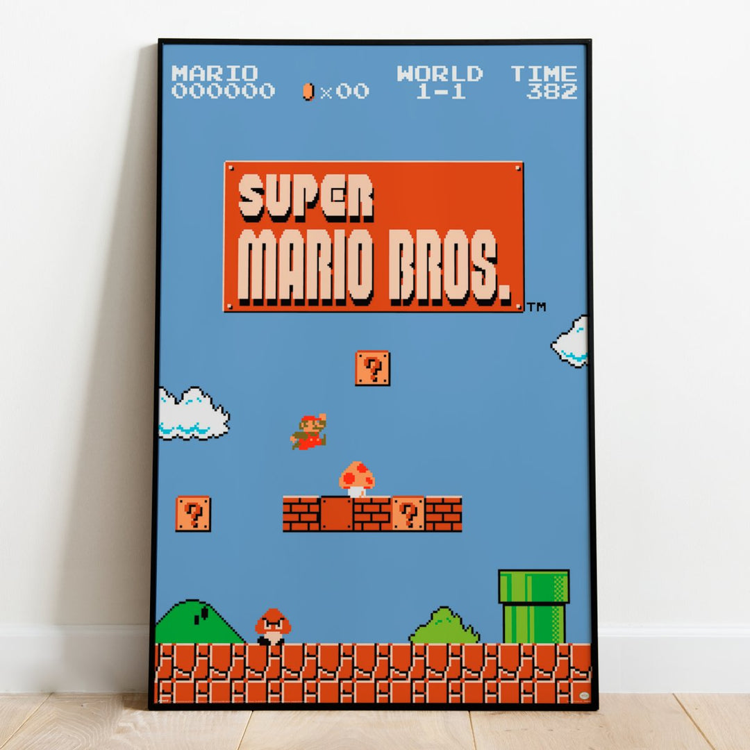 Super Mario Plakat World 1-1 - Supernerds
