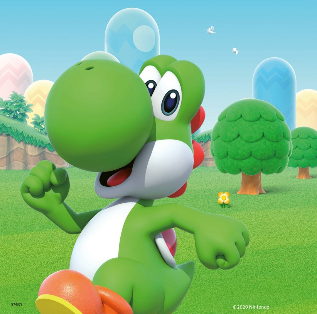 Super Mario Puslespill 49 brikker 3-pk - Supernerds