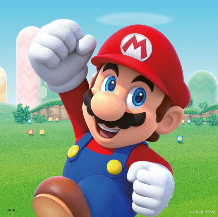 Super Mario Puslespill 49 brikker 3-pk - Supernerds