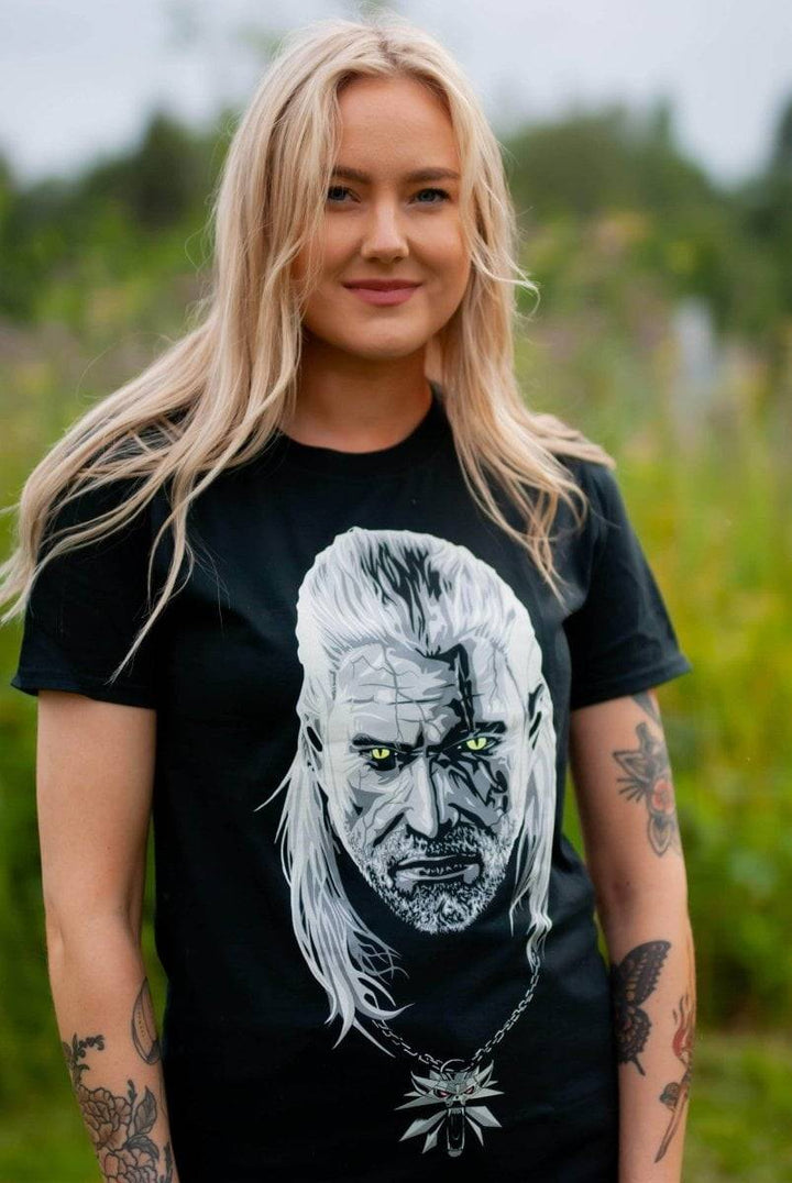 The Witcher T-skjorte Glowing Geralt - Supernerds